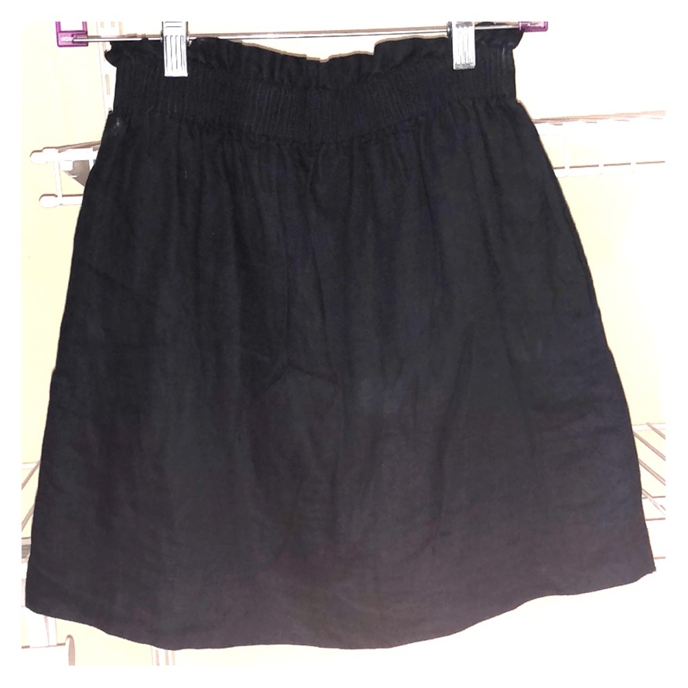 Navy J Crew A-Line skirt